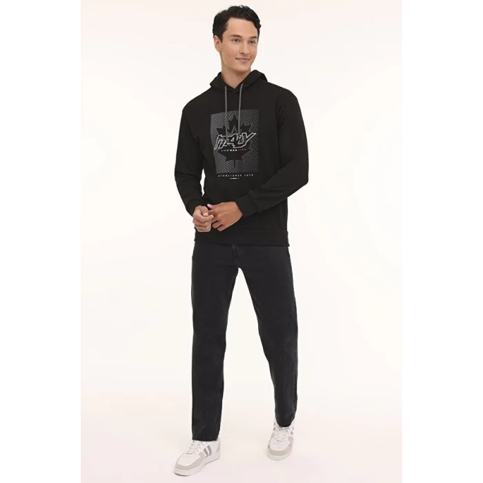 101890982 ML RENATO 17SD1047 4PR Siyah Erkek Sweatshirt