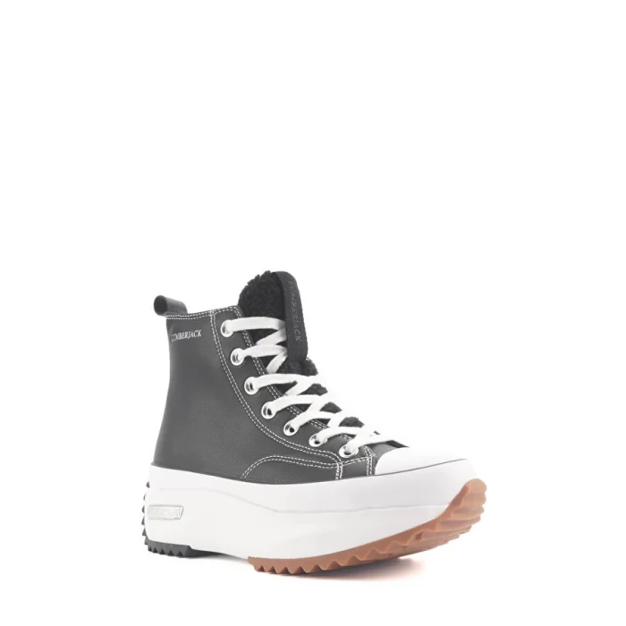 101893217 LAILA WT HI 4PR Siyah Kadın Sneaker Bot