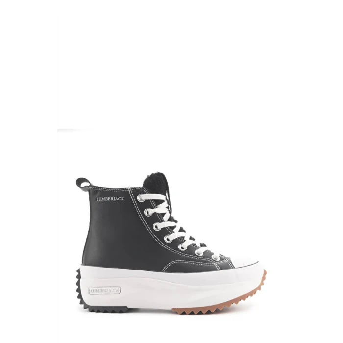 101893217 LAILA WT HI 4PR Siyah Kadın Sneaker Bot