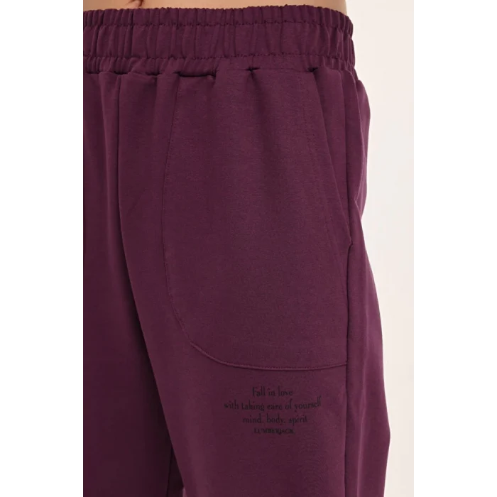 101898483 Lumberjack WL ANNA 22CT1170 4PR Mor Kadın Eşofman Altı