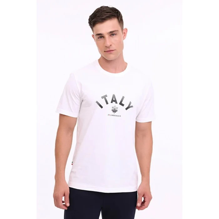 101899188 ML AUSTIN 11SD1044 4PR Beyaz Erkek Kısa Kol T-Shirt