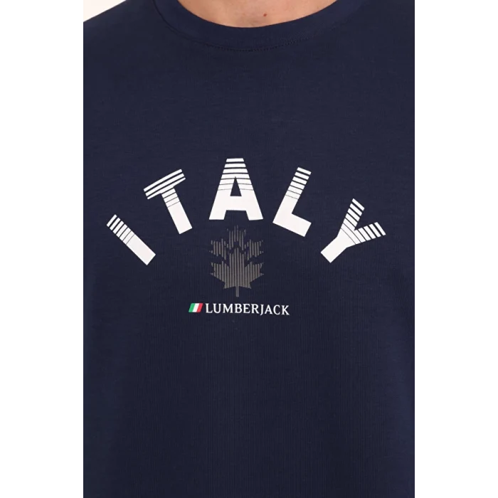 101899206 Lumberjack ML ROBERT 16ITLY72 4PR Lacivert Erkek Sweatshirt