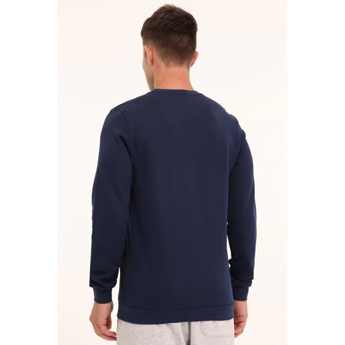 101899206 Lumberjack ML ROBERT 16ITLY72 4PR Lacivert Erkek Sweatshirt