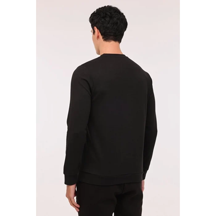 101899884 Lumberjack ML TERRY 16SD4013 4PR Siyah Erkek Sweatshirt