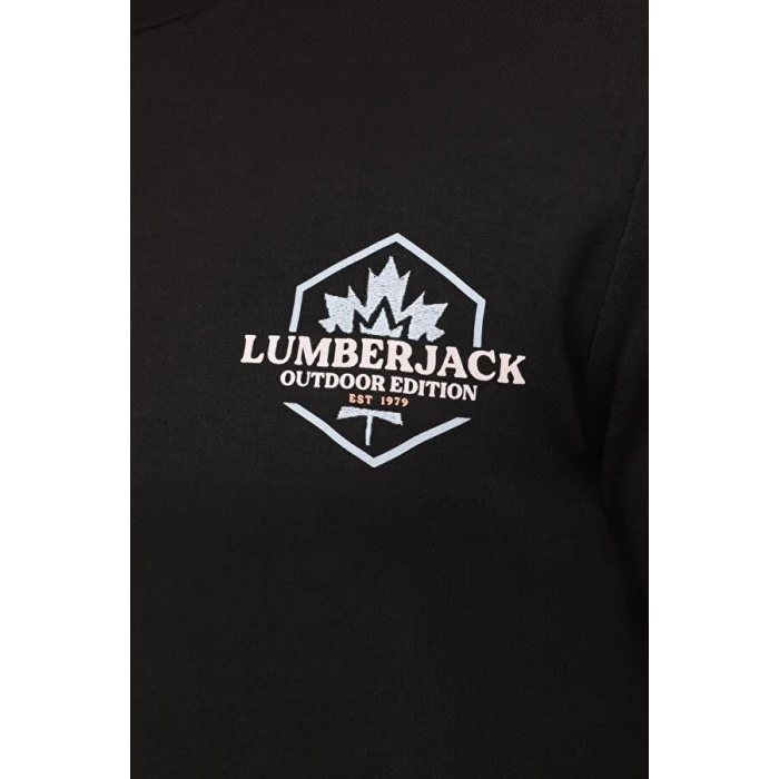 101899884 Lumberjack ML TERRY 16SD4013 4PR Siyah Erkek Sweatshirt