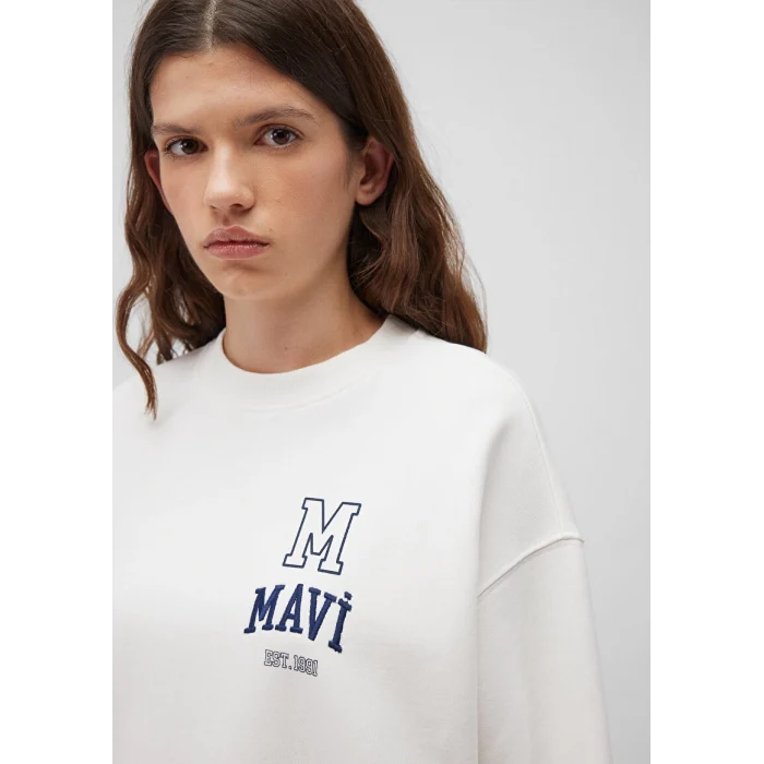 1S10148-70069 BISIKLET YAKA SWEATSHIRT