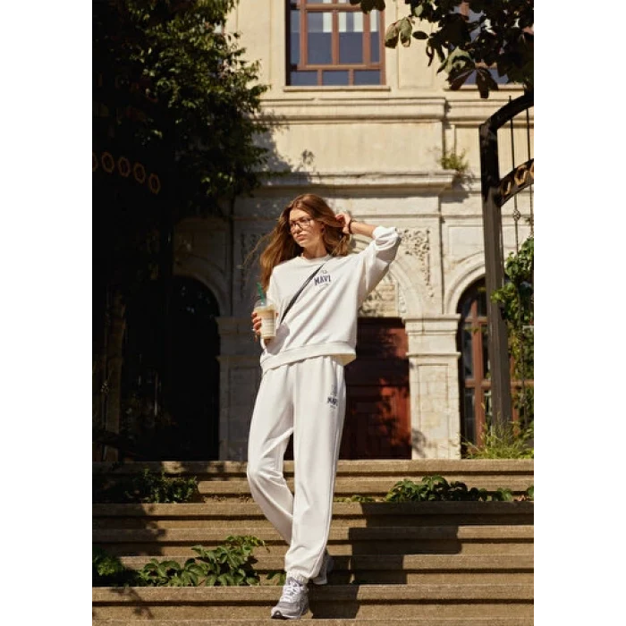 1S10148-70069 BISIKLET YAKA SWEATSHIRT