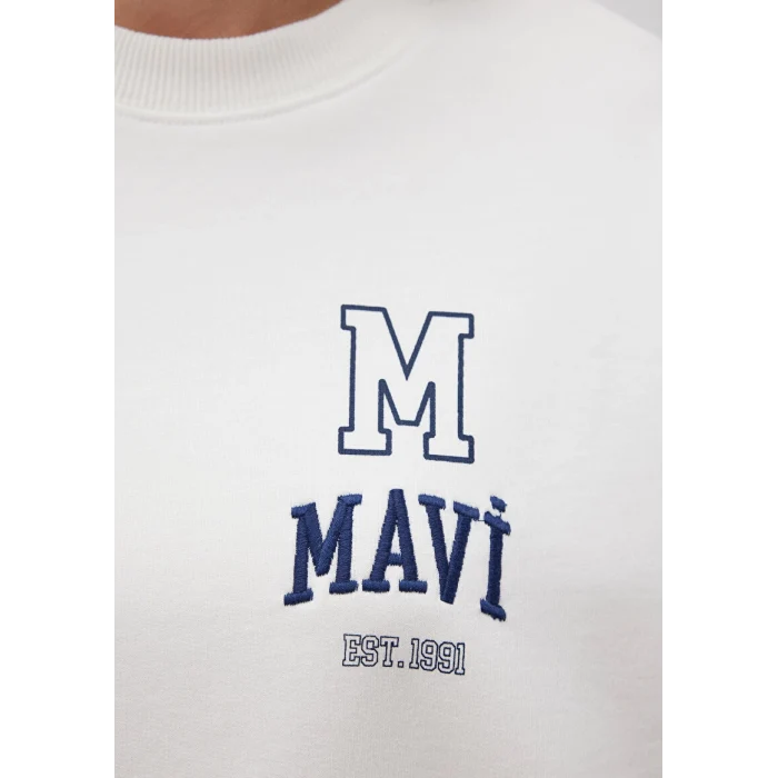 1S10148-70069 BISIKLET YAKA SWEATSHIRT