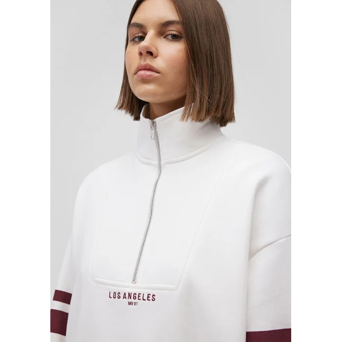 1S10171-70057 YARIM FERMUARLI SWEATSHIRT