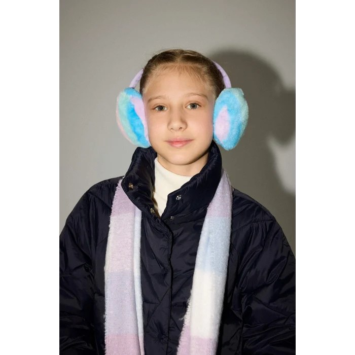 Defacto C7674A8KR1 Çok Renkli Pelüş Kulaklık Kız Çocuk