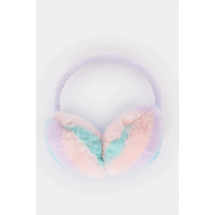 Defacto C7674A8KR1 Çok Renkli Pelüş Kulaklık Kız Çocuk