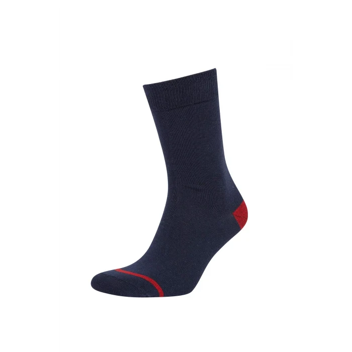 Defacto R8831AZKR1 Çok Renkli Erkek Pamuklu 5li Soket Çorap