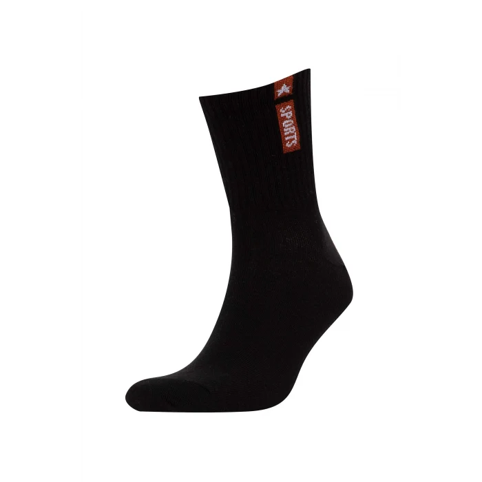 Defacto Y2545AZKR1 Çok Renkli Erkek Baskılı 5li Pamuklu Uzun Çorap