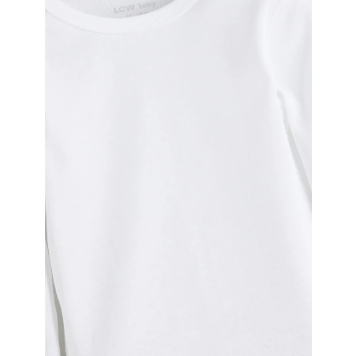 LCW baby Ekru Basic Erkek Bebek Çıtçıtlı Body 2li