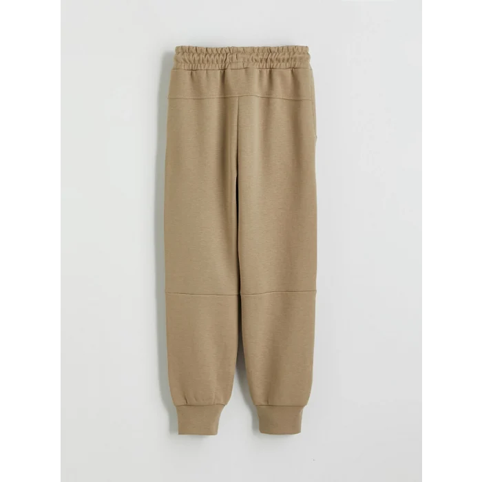 LCW Kids Bej Beli Lastikli Erkek Çocuk Jogger Eşofman Altı