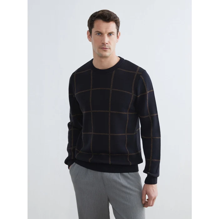 SOUTHBLUE Lacivert Bisiklet Yaka Erkek Triko Kazak