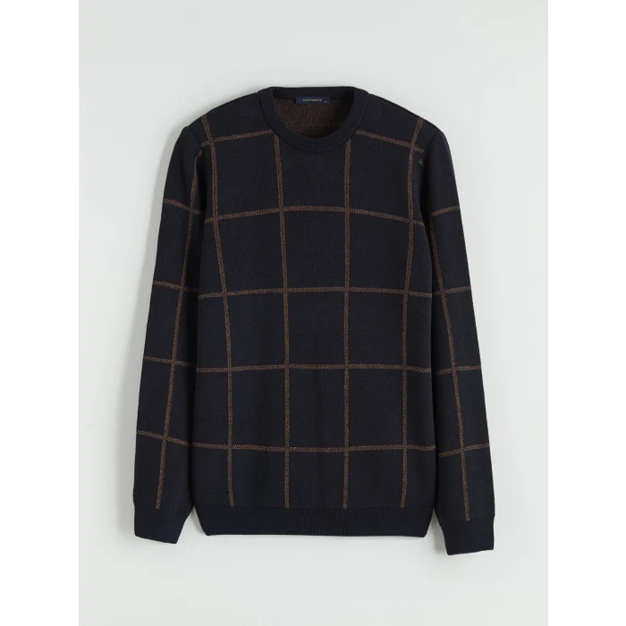 SOUTHBLUE Lacivert Bisiklet Yaka Erkek Triko Kazak