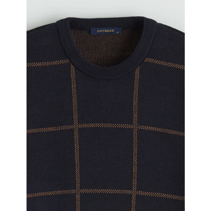 SOUTHBLUE Lacivert Bisiklet Yaka Erkek Triko Kazak