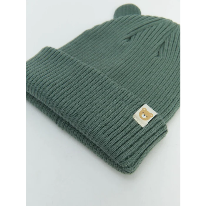 LCW baby Haki Kulak Detaylı Erkek Bebek Bere