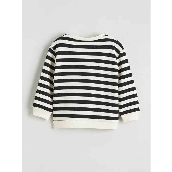 LCW baby Ekru Uzun Kollu Kız Bebek Sweatshirt