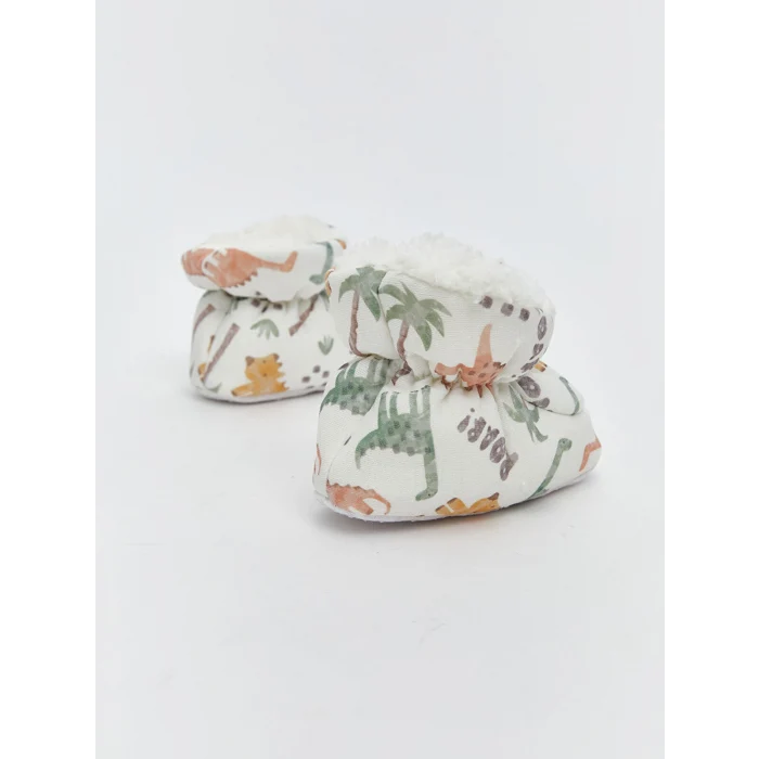 LCW STEPS Beyaz Erkek Bebek Ev Botu Panduf