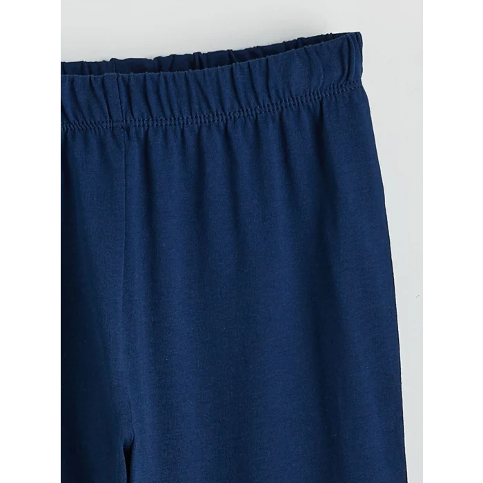 LCW Kids Lacivert New York Baskılı Erkek Çocuk Pijama Takımı