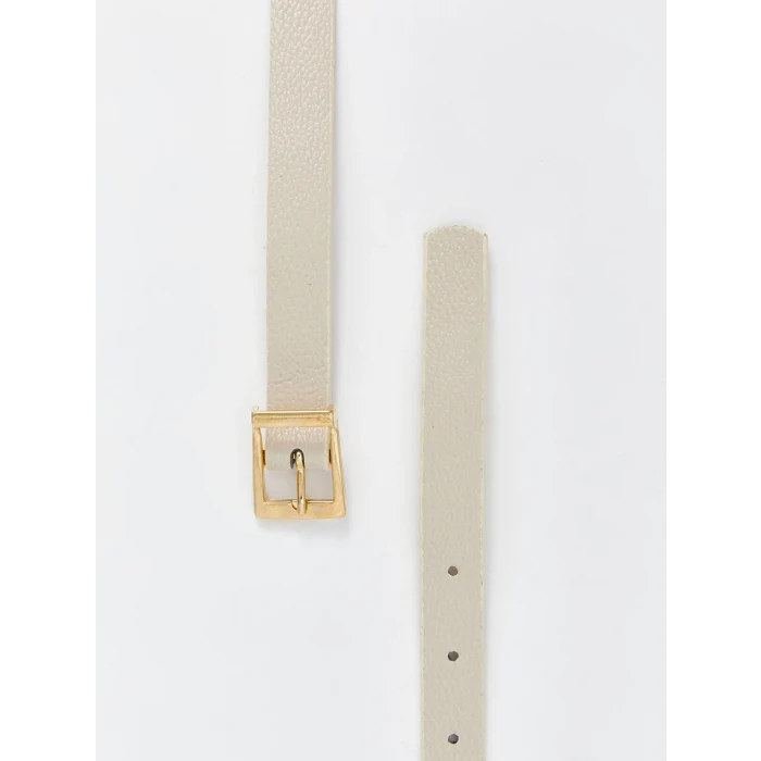 LCW ACCESSORIES Siyah Deri Görünümlü Kadın Kemer 3lü