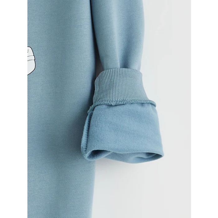 LCW Kids Mavi Brawl Stars Baskılı Erkek Çocuk Sweatshirt