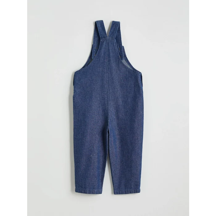 LCW baby İndigo Erkek Bebek Salopet ve Tişört