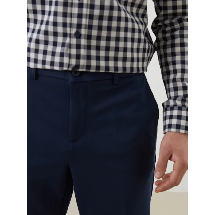 LCWAIKIKI Classic İndigo Dar Kalıp Erkek Chino Pantolon