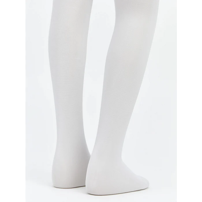 LCW Kids Beyaz Basic İnce Kız Çocuk Külotlu Çorap 2li