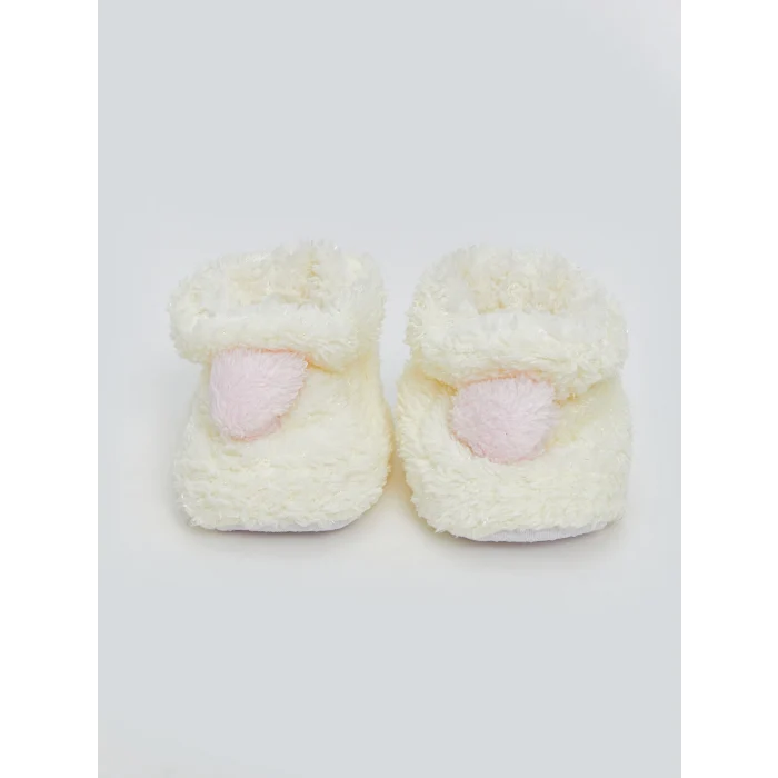 LCW STEPS Ekru Kız Bebek Ev Botu Panduf