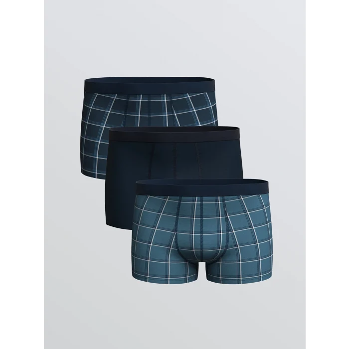 LC WAIKIKI Lacivert Standart Kalıp Erkek Boxer 3lü