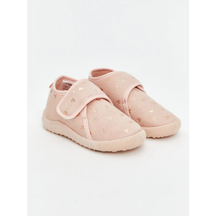LCW STEPS Pembe Cırt Cırtlı Kız Çocuk Panduf