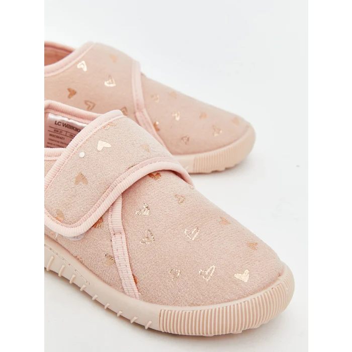 LCW STEPS Pembe Cırt Cırtlı Kız Çocuk Panduf