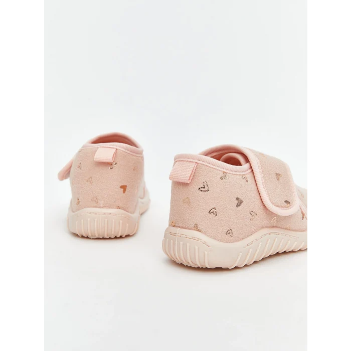 LCW STEPS Pembe Cırt Cırtlı Kız Çocuk Panduf