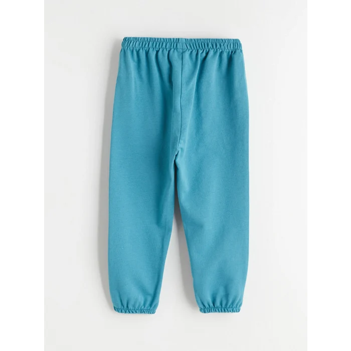 LCW baby Ekru Bisiklet Yaka Erkek Bebek Sweatshirt ve Eşofman Altı