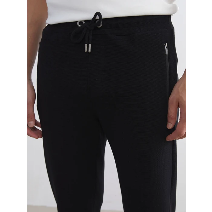 LCWAIKIKI Classic Siyah Basic Erkek Eşofman Altı