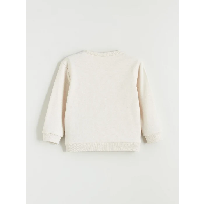 LCW Kids Beyaz Bisiklet Yaka Erkek Çocuk Sweatshirt 2li