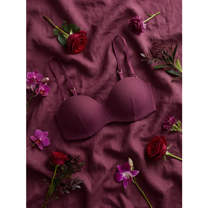 LCW DREAM Mürdüm Balenli Dolgusuz Straplez Sütyen