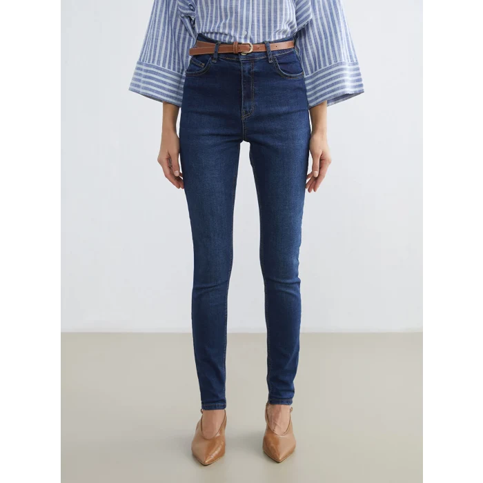 LCW Jeans İndigo Jüpiter Süper Skinny Fit Kadın Jean Pantolon