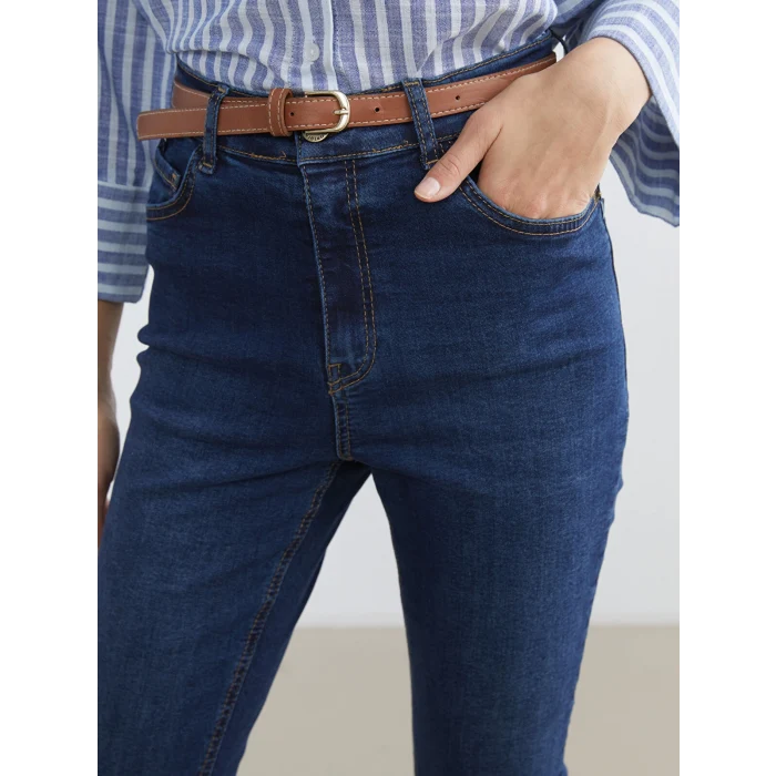 LCW Jeans İndigo Jüpiter Süper Skinny Fit Kadın Jean Pantolon