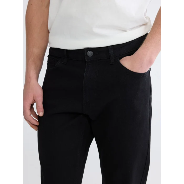 LCW Jeans Siyah 779 Regular Fit Erkek Jean Pantolon
