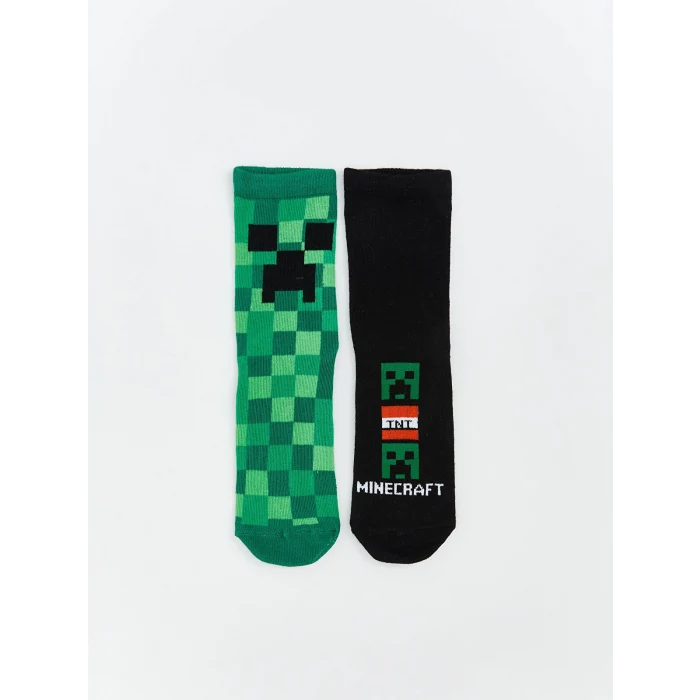 LCW Kids Karışık Minecraft Desenli Erkek Çocuk Soket Çorap 5li