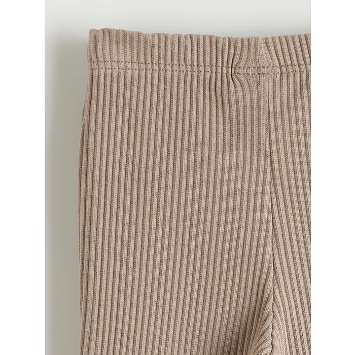 LCW baby Bej Baskılız Kız Bebek Sweatshirt ve Pantolon Takım