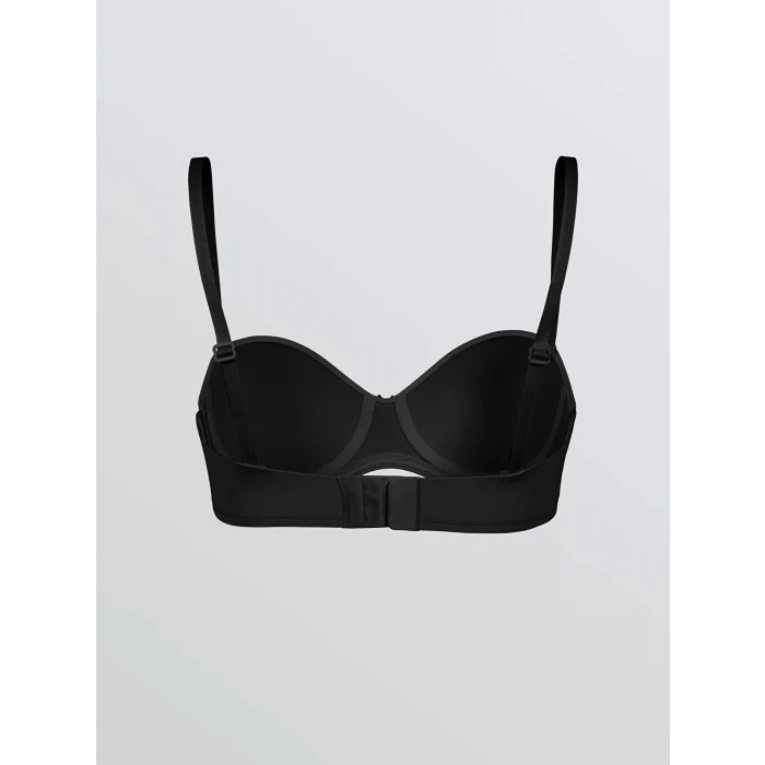 LCW DREAM Siyah Balenli Dolgusuz Straplez Sütyen