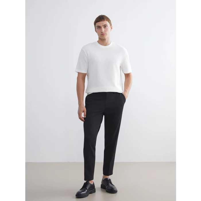 LCWAIKIKI Classic Siyah Dar Kalıp Erkek Chino Pantolon