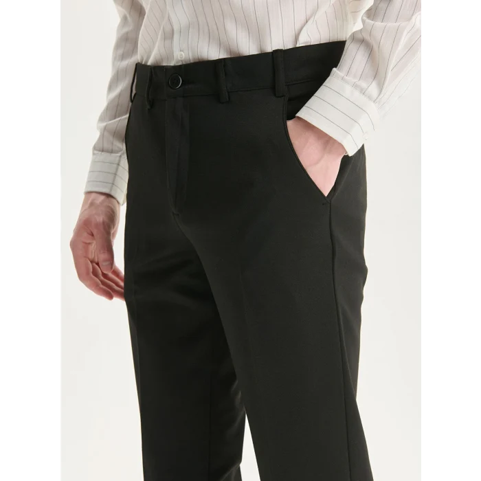 LCWAIKIKI Classic Siyah Dar Kalıp Erkek Chino Pantolon