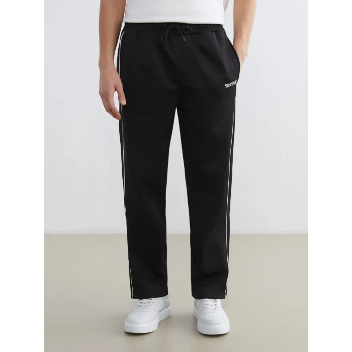 XSIDE Siyah Standart Kalıp Erkek Eşofman Altı