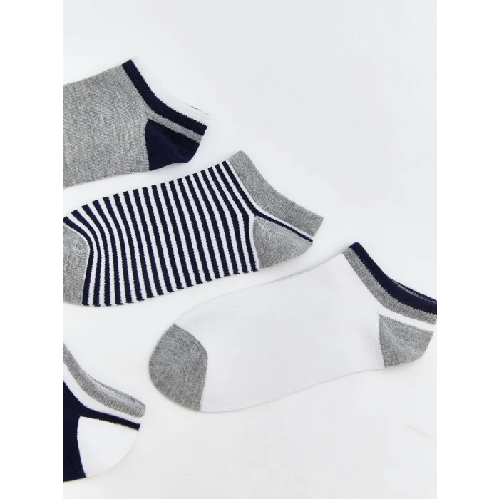 LCW Kids Karışık Çizgili Erkek Çocuk Patik Çorap 5li